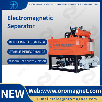 Minenindustrie-hohe Intensitäts-Magnetabscheider-Maschine mit dem automatischen Wasserkühlungs-Kaolinfeldspatschlamm keramisch