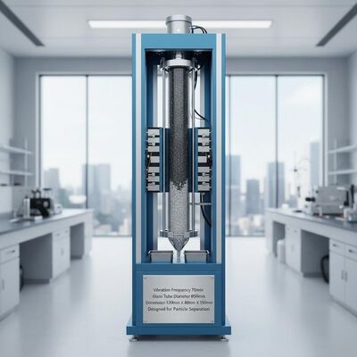 Vibrationsfrequenz 70 U/min Magnetische Trennanlage Glasrohrdurchmesser Φ50mm Abmessungen 1200mm X 800mm X 1500mm Entwickelt für Partikeltrennung