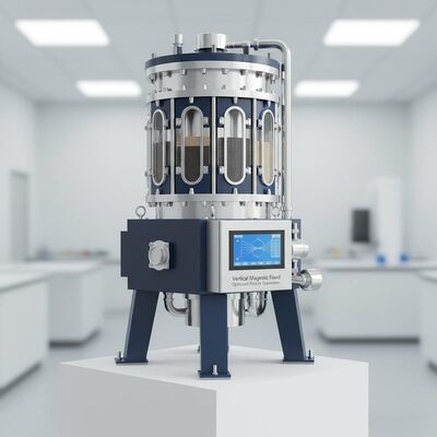 Vertikaler Magnetfeld-Hochgradienten-Magnetscheider mit gleichmäßiger Magnetfeldverteilung, optimiert für die Partikeltrennung