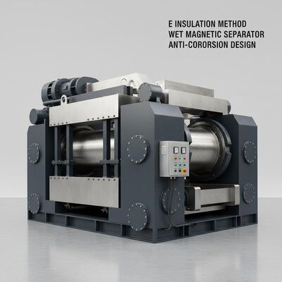 E Isolierungsmethode Nassmagnetseparator aus Edelstahl oder Kohlenstoffstahl mit Korrosionsschutzbeschichtung zur Trennung
