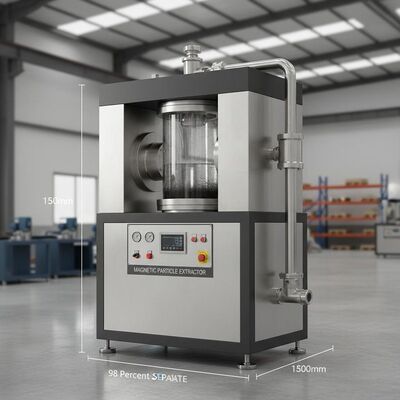 98 Prozent Abtrennungsrate Abtrennbarer Magnetteilenextraktor Magnetteilenextraktionsmaschine 1200mm X 800mm X 1500mm Größe für Industrie