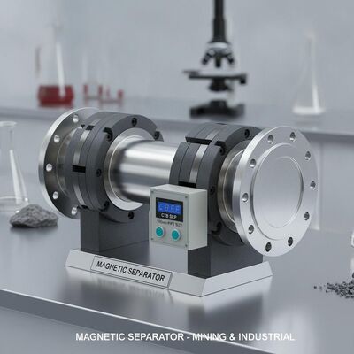 100 mm Rohrgröße Magnetische Trennvorrichtung CTB Spezifikationen für Bergbautechnik Labor-Anwendungen und Industrie