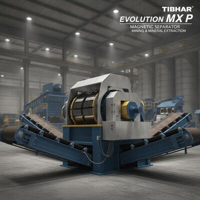 Magnetische Separator tibhar evolution mx p Ausrüstung für die Abtrennung von Bergbau und Mineralgewinnung in Industriebetrieben