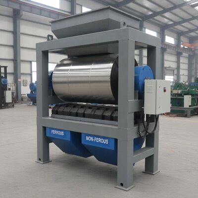 Magnettrommeldurchmesser 500 bis 2000 mm Trockenmagnetabscheider Geeignete mechanische oder manuelle Installationsmethode für industrielle Anwendungen