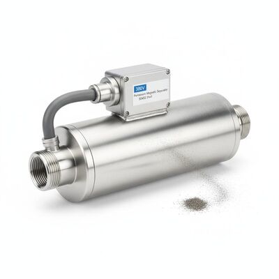 380V Permanent Magnet Separator gebaut mit Thread Connection Mode und 304SS Shell Material, das die magnetische Trennung gewährleistet