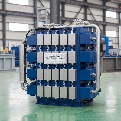 Isolationsklasse E Magnetabscheiderausrüstung einschließlich Installationsanleitung und Abmessungen 1200 mm x 800 mm x 1500 mm für die Abscheidung ausgelegt