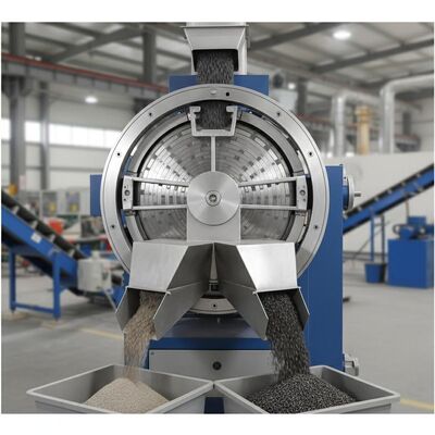 Low Maintenance Dry Magnetic Separator Circular Design Suitable for Separation of Ferrous Materials in Industrial