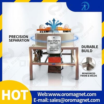 Magnetische Partikeltrennmaschine mit 20-325 Maschen, mit stabiler Leistung ausgelegt, die die Ergebnisse der magnetischen Trennung gewährleistet
