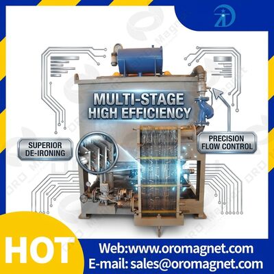 150 kg Magnetische Trennanlage Kapazität 1-10 Tonnen pro Stunde Anlage Technische Anleitung zur Unterstützung der Materialwiederherstellung