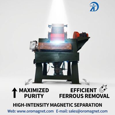 Magnetische Trennmaschine mit hoher Magnetfestigkeit, mit vertikaler Magnetfeldrichtung und einfacher Wartung für die Trennung