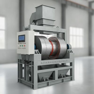 Mechanische oder manuelle Installationsmethode Trockener Magnetseparator mit anpassbarem Magnettrommeldurchmesser von 500 mm bis 2000 mm