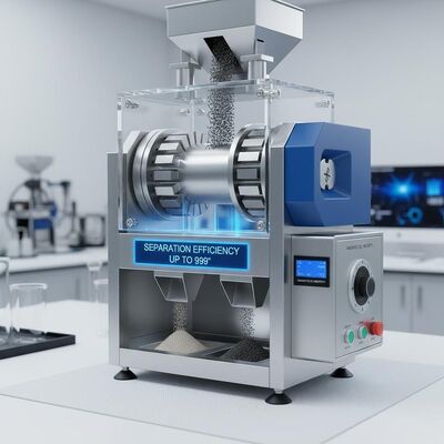 Abtrennungswirksamkeit bis zu 99 Prozent Trockener Magnetseparator mit starker Magnetfeldintensität