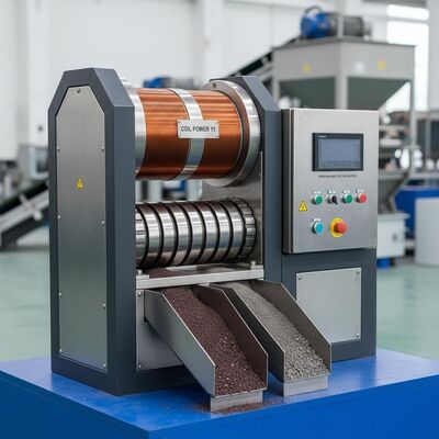 Wartungsarmer Trockenmagnetseparator mit Spulenleistung 11, geeignet für die magnetische Trennung im Bergbau und in der Materialaufbereitung