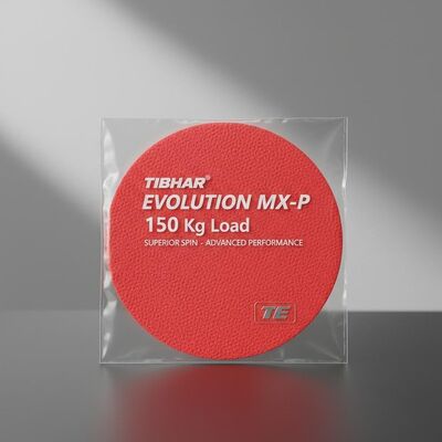 150 kg Belastung Tibhar Evolution MX P Tischtennisbelag, entwickelt für Leistung und überragenden Spin für fortgeschrittene Spieler