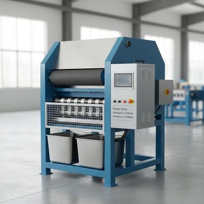 Vibrationsfrequenz 70 rmin Magnetische Trennvorrichtung mit 1200 mm X 800 mm X 1500 mm Abmessungen und 150 kg Gewicht für die Materialsortierung