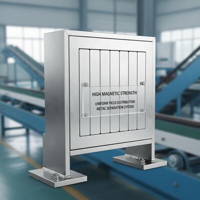 Magnetische Trennscheiben mit hoher magnetischer Festigkeit mit gleichmäßiger Magnetfeldverteilung, die die Trennung von Metallen in der Industrie gewährleisten