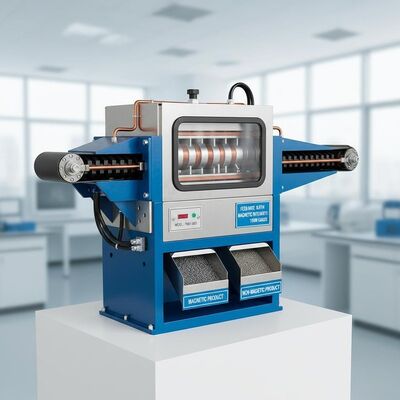 Hochleistungs-Permanentmagnetabscheider mit einer Korngröße von 0,1-3 mm, langlebige magnetische Trennmaschine