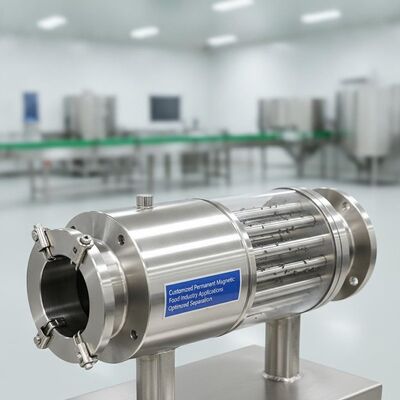 Maßgeschneiderter permanenter magnetischer Separator für Anwendungen in der Lebensmittelindustrie, der die Leistung der magnetischen Trennung gewährleistet