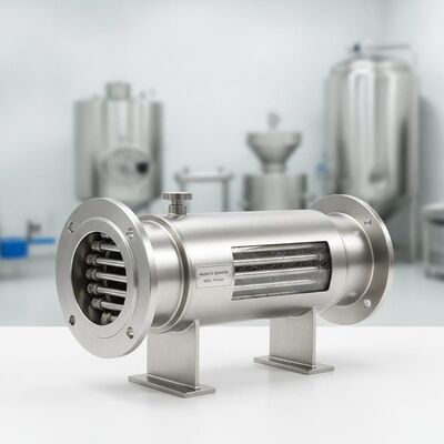 Permanentmagnetabscheider aus Edelstahl mit individuellem Design und Flanschverbindungsmodus zur Materialtrennung